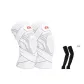 868 White 1 Pair (Comes with Arm Sleeves-Random Color)