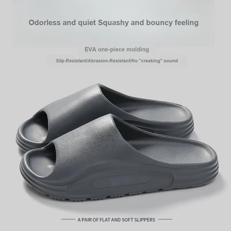Foot Recreation Summer Home Indoor Bathroom Bathing Slip Resistant Quiet Slippers, Home Slippers, Unisex-31