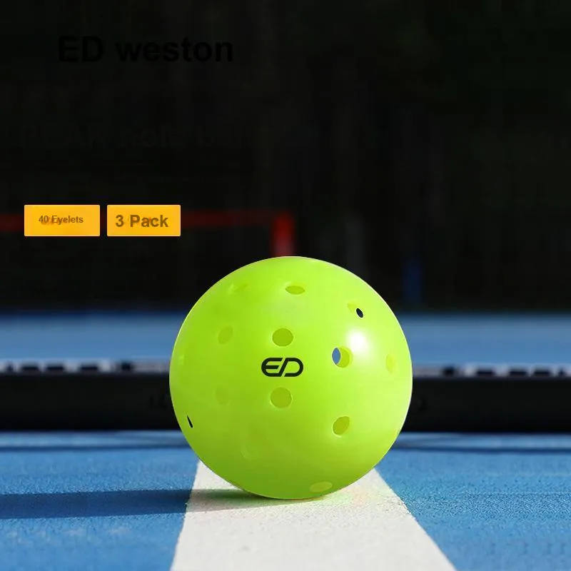 Weston Pickleball Professional Match Indoor Shaped Ball 26 Hole Sports Style Equipment Modified Blended Material Unisex-14