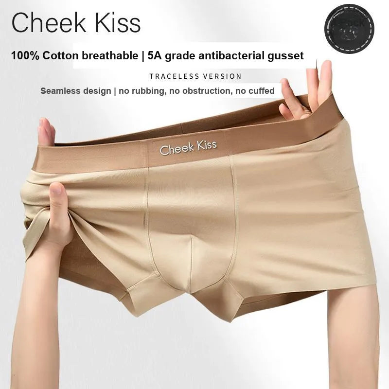 Cheekkiss Underwear Gift Box Men's Comfortable And Breathable Four Corner Boxer Shorts 3 Pack-1