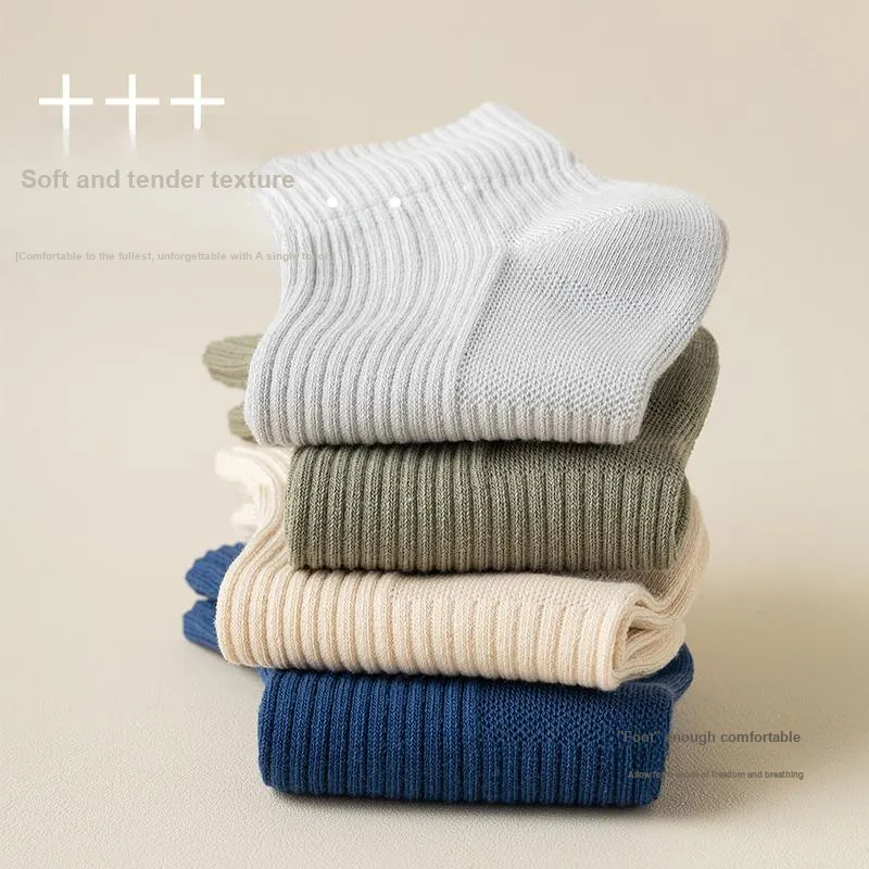 Cotton Gene Mid-Calf Socks Men's 5 Pack-1