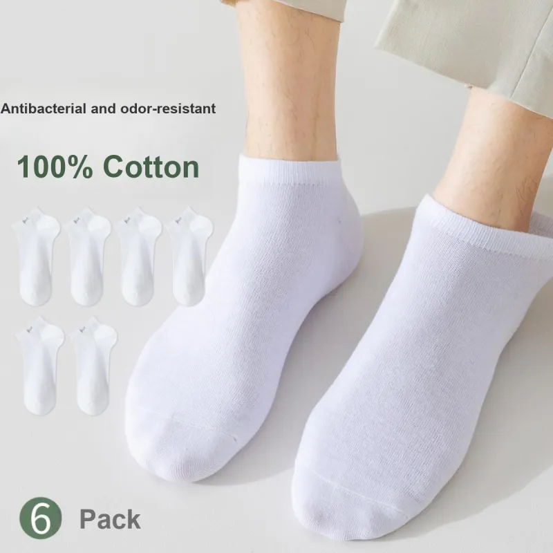 MIIOW No-Show Socks Men's 6 Pack-9