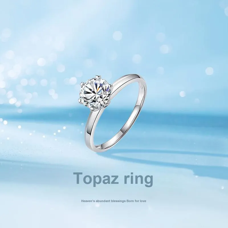 Lao Feng Xiang Topazes Rings Unisex-1