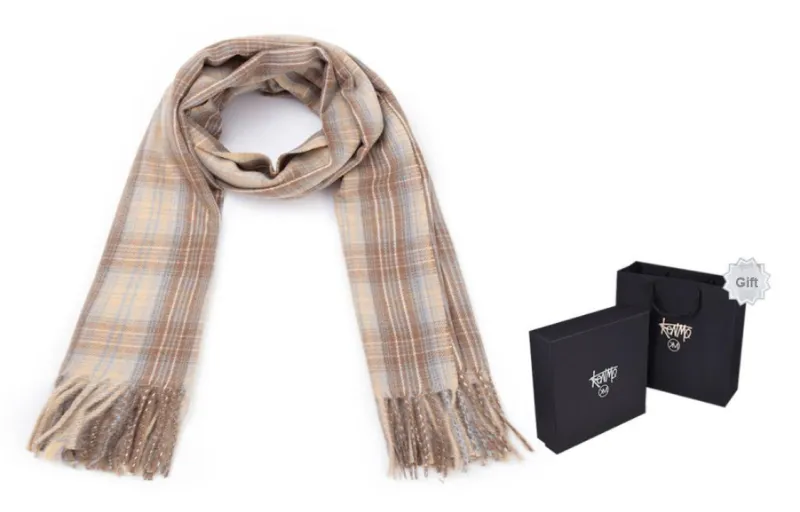 KENMO Knit Scarves Unisex-6