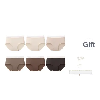 XIA.WA.ZHI.XIU Underpants Women's Shopping Bag 6 Pack
