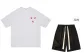 Heather Gray (Red) (Comes with Versatile Quick Dry Shorts)