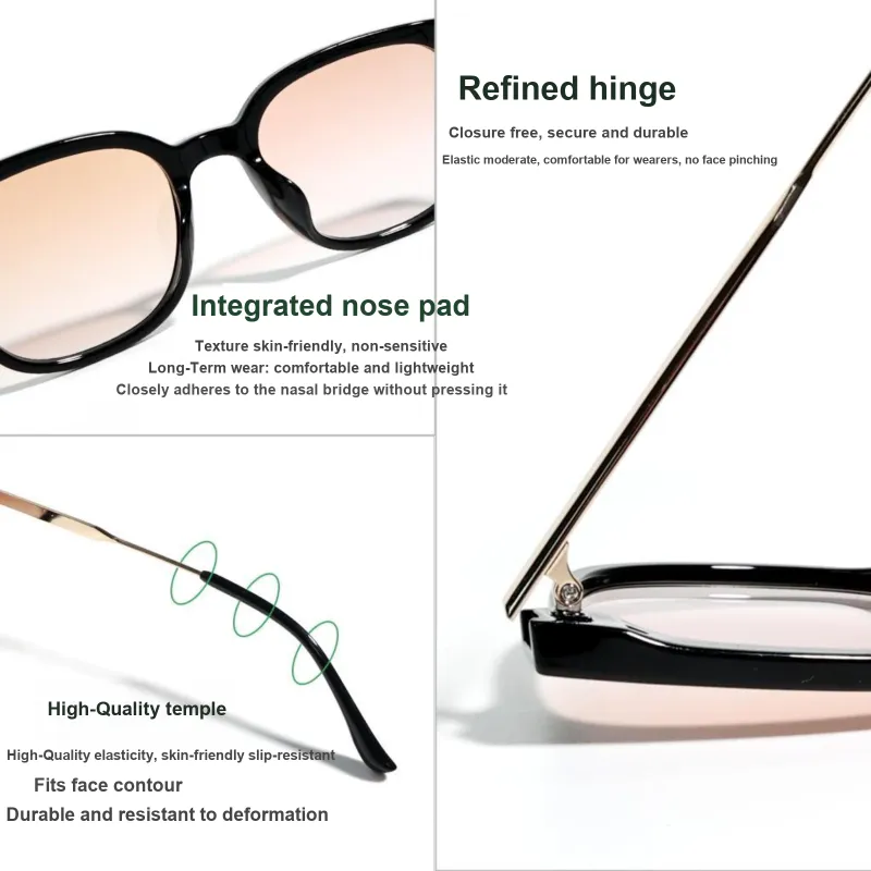 Conant Plate Frame Titanium Alloy Oval Sunglasses Unisex-7