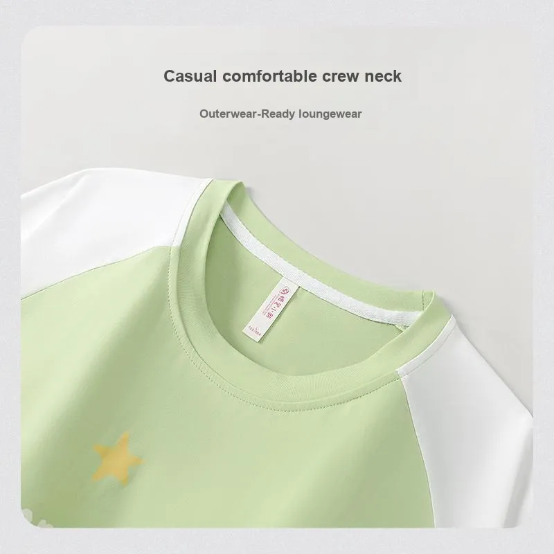 Gongdie x LABIXIAOXIN,LIANMINGKUAN Nightgown Women's Gift Box Set Green-2