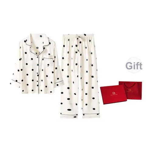 DAFENQIMIMA Пижамный комплект для женщин набор в подарочной коробке