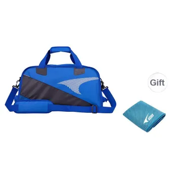 UCAN Polyester Pongee Handbag Regular Men Black/Blue