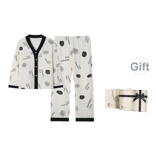 Inside the orange Пижама Подарочная коробка Женская Черный Розовый JEWEL