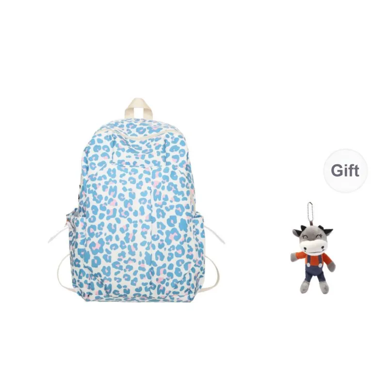 URBAN FOREST Nylon Backpack Unisex Black/Blue/Pink/Brown-5