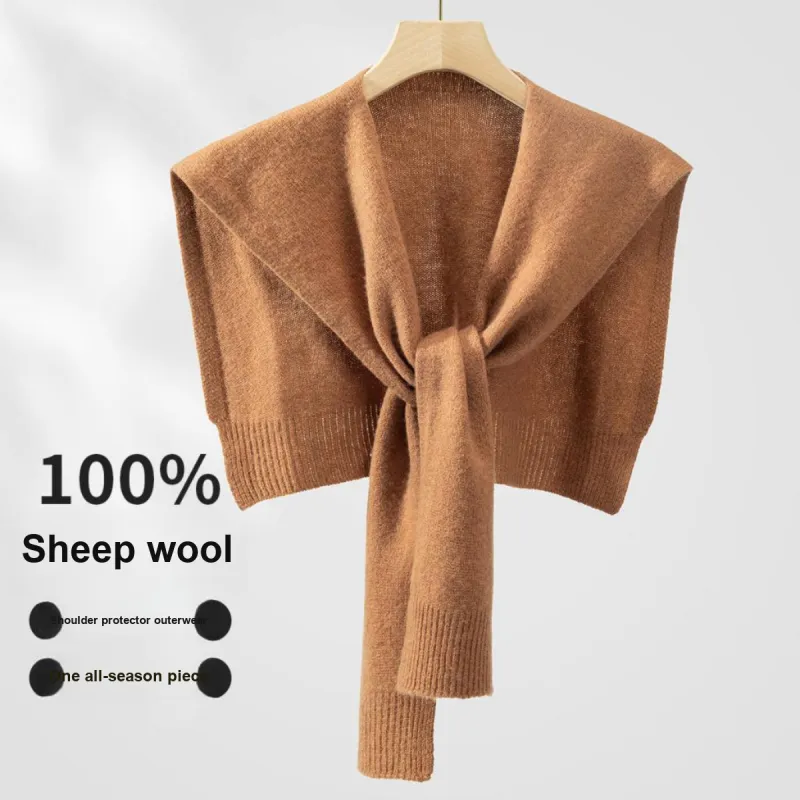 Shanghai Story Sheep Wool Shawls Women's-3