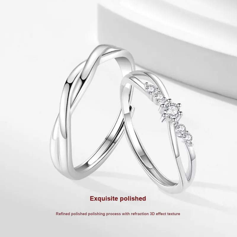 Master Kim Niche Luxury Design Adjustable Opening Ring Unisex-1