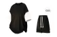 Black (Comes with Casual Knitted Pants)