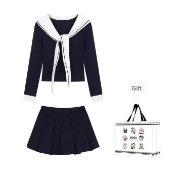 BDGU Skirt Set Women's Navy Blue