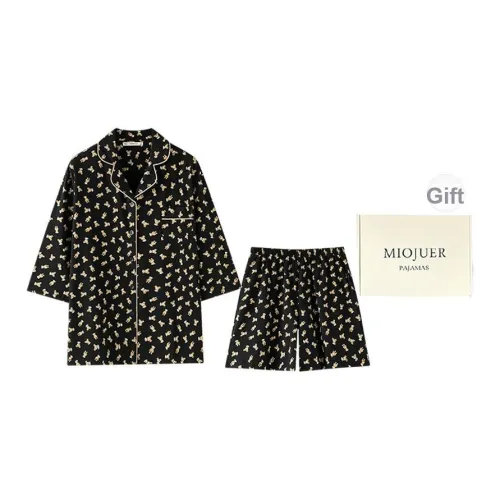 MIOJUER Пижамный комплект женский черный