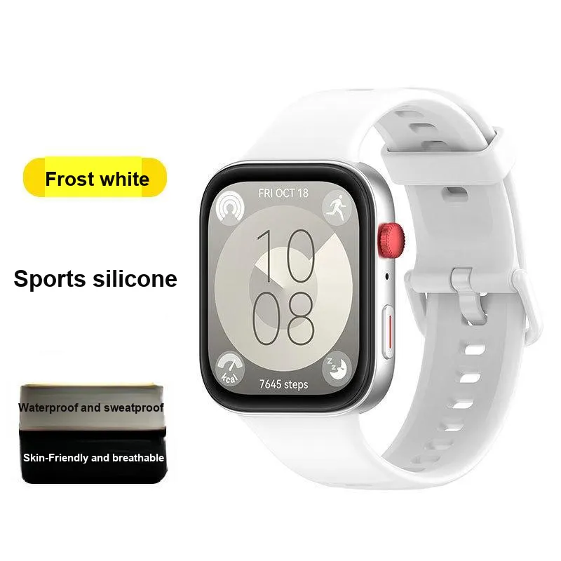 MUZHITIANKONG Huawei Compatibility Watch Band 150 240mm Silicone Material-3