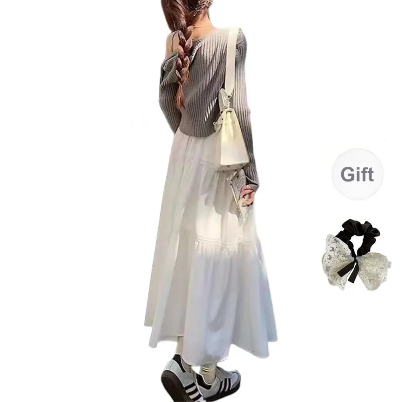 PAVEA Casual Long Skirt Women's-1