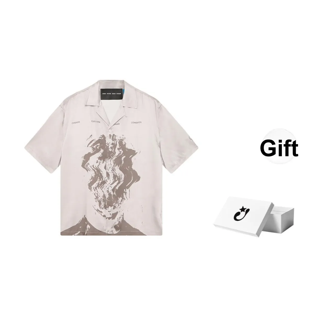 Createexploreexpandconquer Satin Shirt