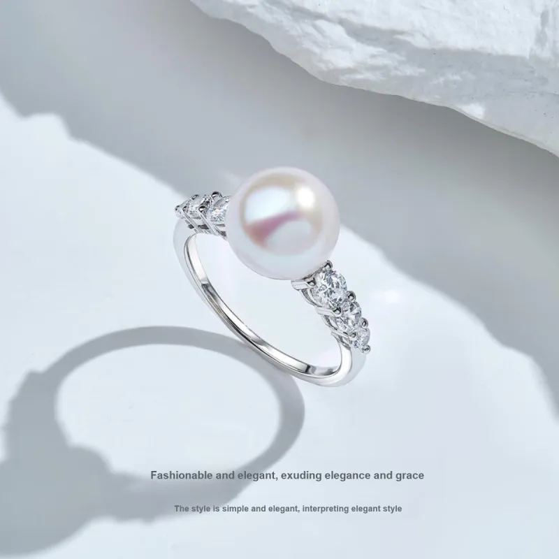 ME LUXE Pearl Rings Women's-2