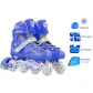 Deep Sea Blue+Helmet Protective Gear+Hip Protector