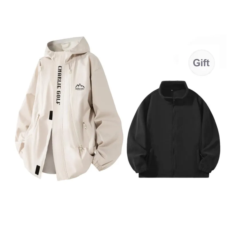 CHARLIE GOLF Windbreaker Jacket Unisex-12