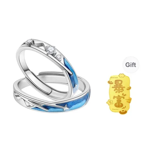 CHAOHONGJI S925 Silver, Romantic Minimalist Style Premium Luxury Niche Premium Everyday Commute Fashion Rings Unisex