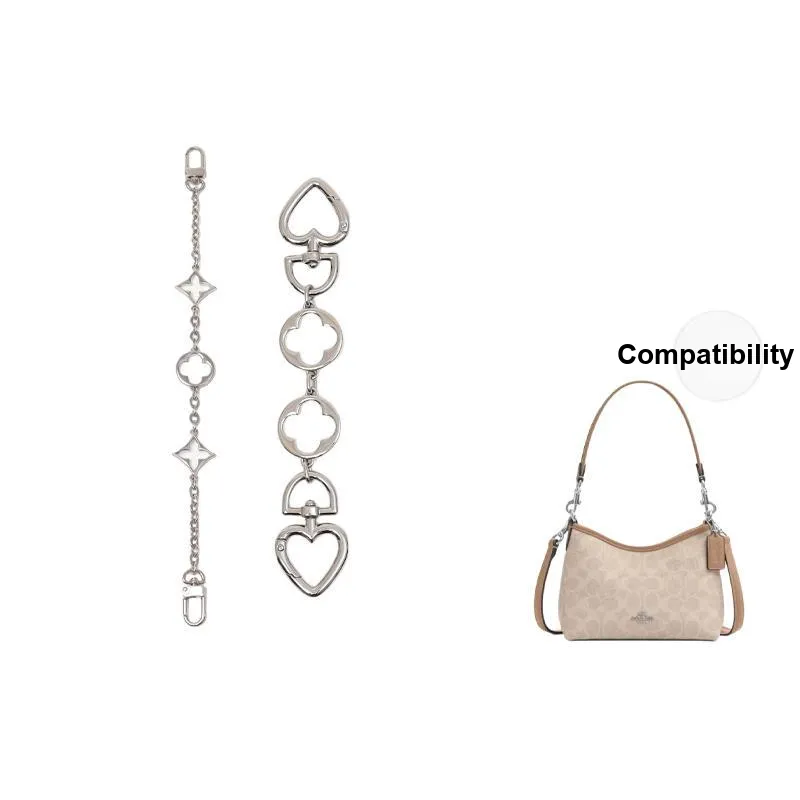 Gloya Metal Bag Accessory Women's Silver-8