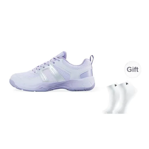 Kawasaki Panda Puff Collection Cushioned Slip Resistant Abrasion Resistant Low Top Shoes Unisex Light Purple