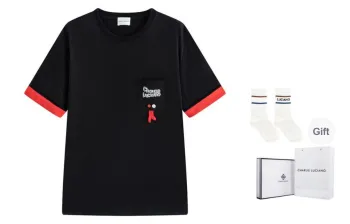 Charlie Luciano T Shirts Unisex Black Box+Socks