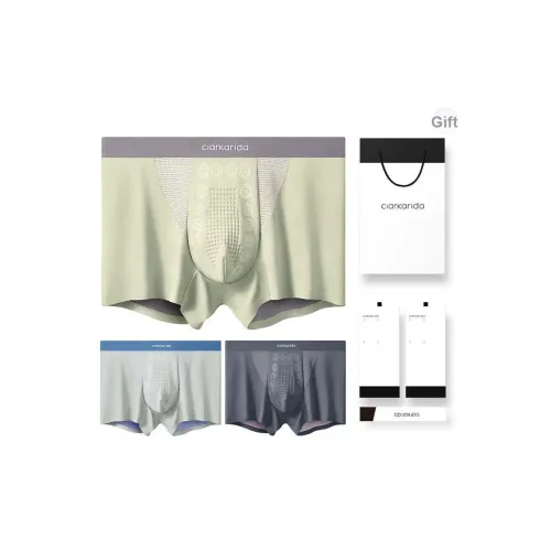 Clarkarida Нижнее белье Мужская Сумка для покупок 3 упаковки