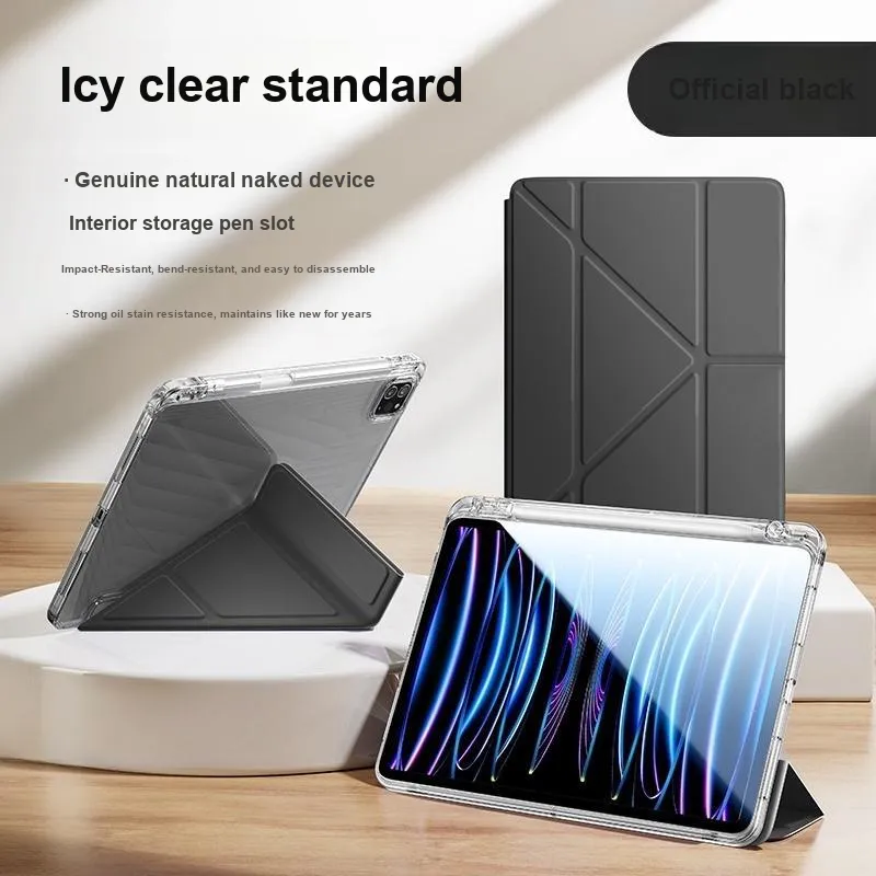 Lisen 360 Degree Rotation Compatible With IPad Air 5 Magnetic Tablet Protective Case With Pen Slot-17