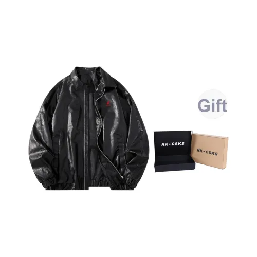 CSKS Унисекс Кожаные куртки