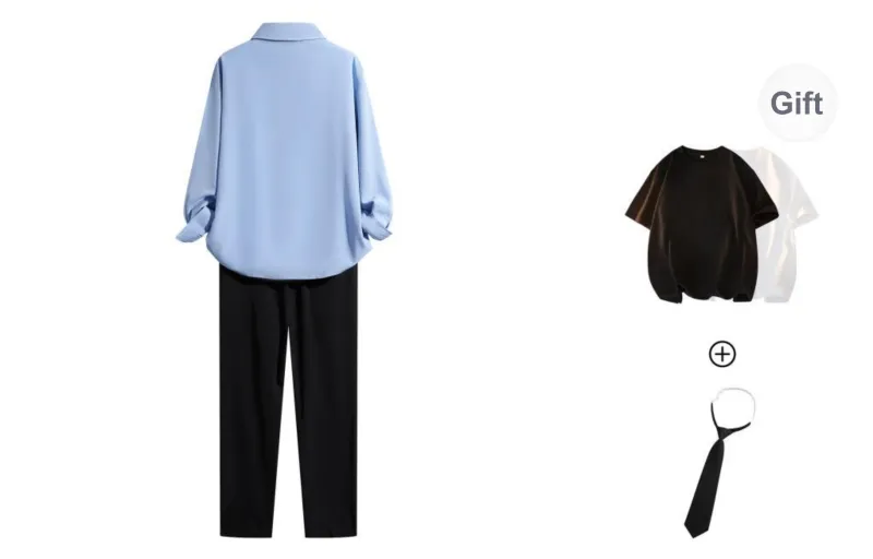 LA'T.WEEKEND Shirt Matching Set Unisex-15