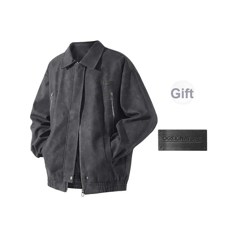 OGEK Унисекс Кожаные Куртки