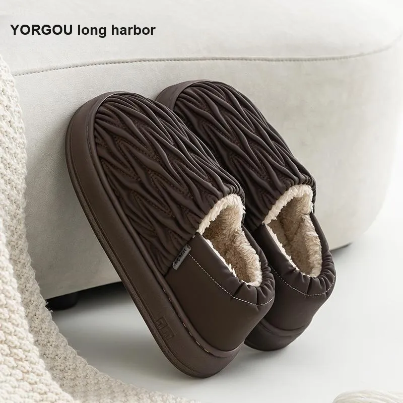 Far Port Slip Resistant, Abrasion Resistant, Waterproof, Height Increasing, Thermal Low Top Casual Shoes Unisex-16