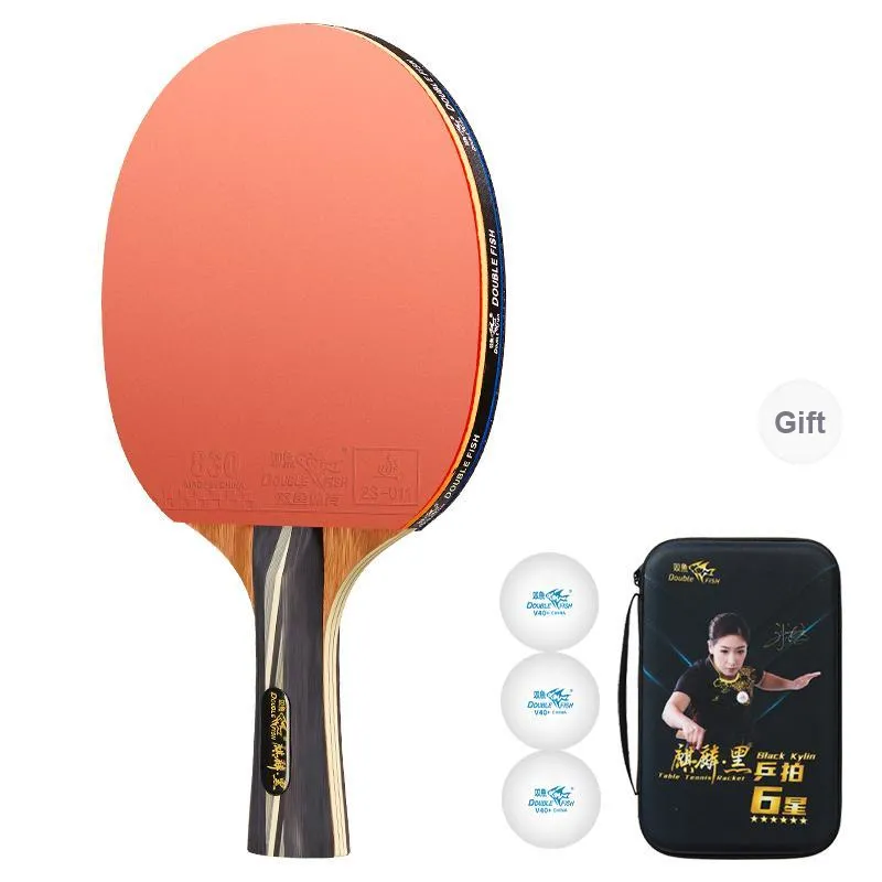 DOUBLEFISH Ping Pong Paddles Unisex Maple Wood Base-193