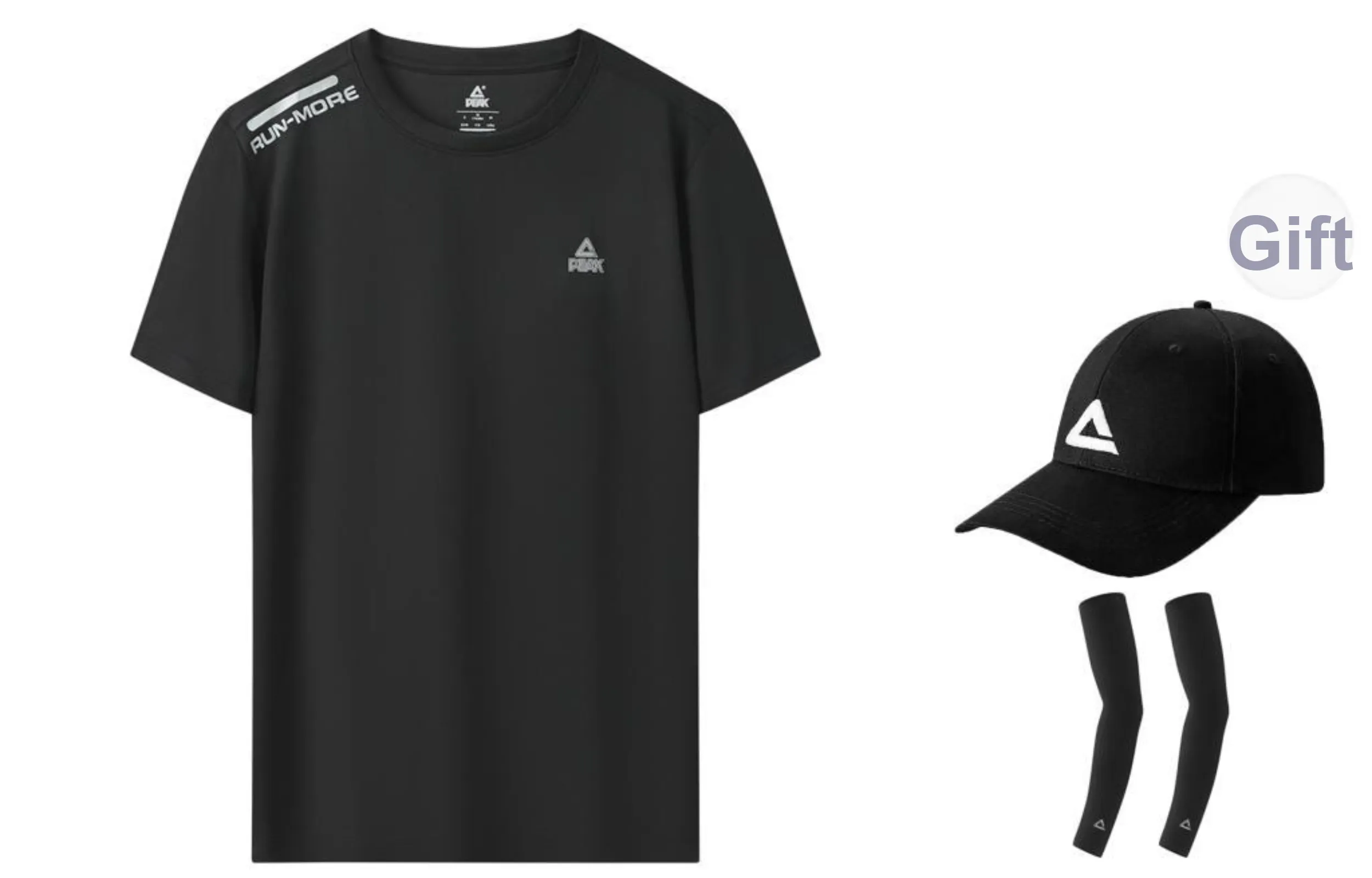 PEAK RIGHT Series T Shirt Unisex Black