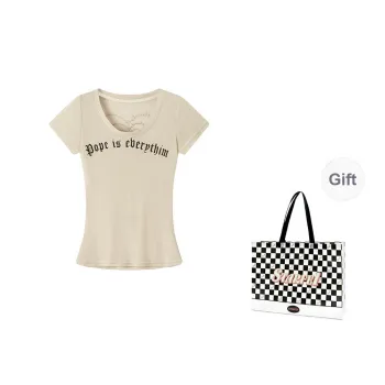 STARFEI T Shirt Women's Light Coffee