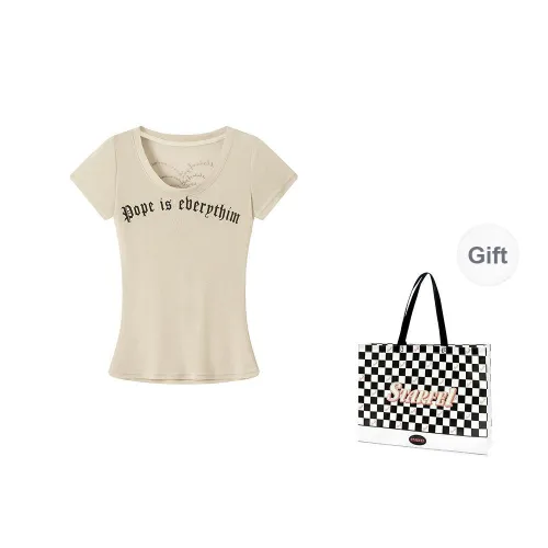 STARFEI T Shirt Women's Light Coffee