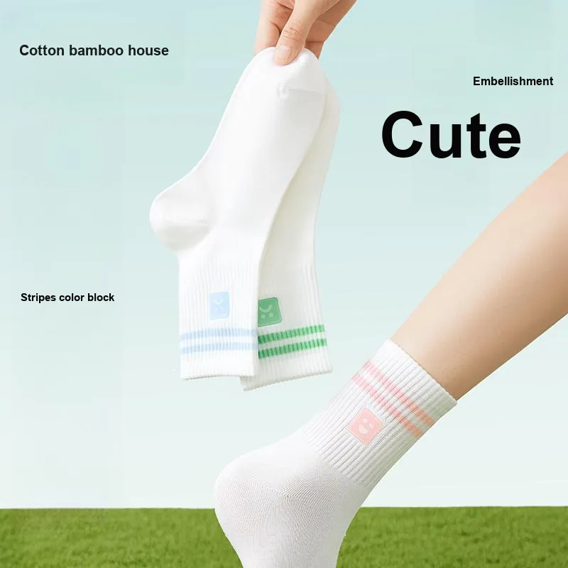 B&C.Room Mid Calf Socks Women's 4 Pack-6