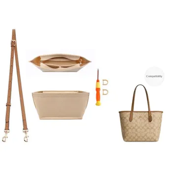 Luxury Care Artisan Workshop Felt Interior Pocket Shoulder Strap Accessories Bag Accessory Women's Ecru