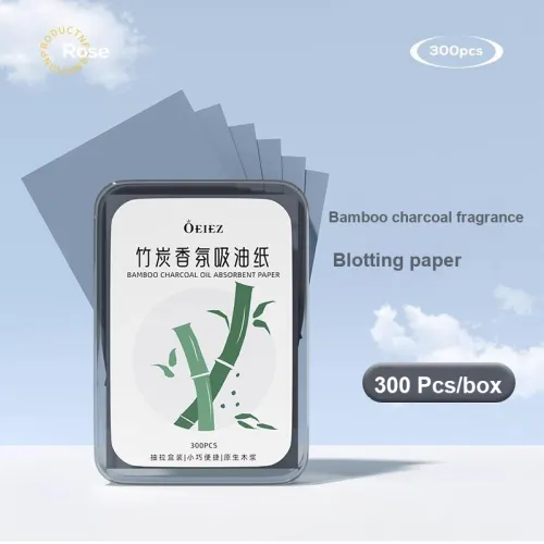 Oeiez Аромат Лицо Бумага для абсорбирования масла Освежающий Портативный Инструменты для макияжа Бумага для абсорбирования масла не тортирующая 300 шт. коробка