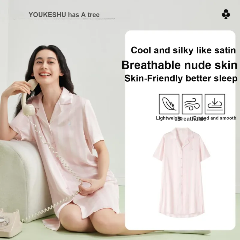 YOUKESHU Women's Nightgowns-1