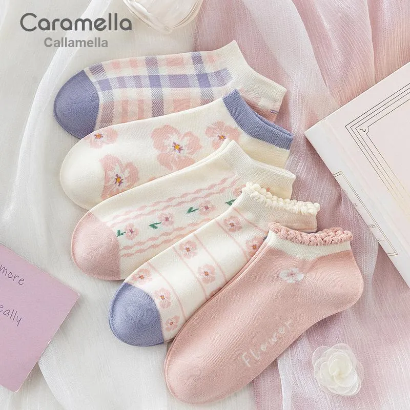 Caramella Ankle Socks Women's 5 Pack-32