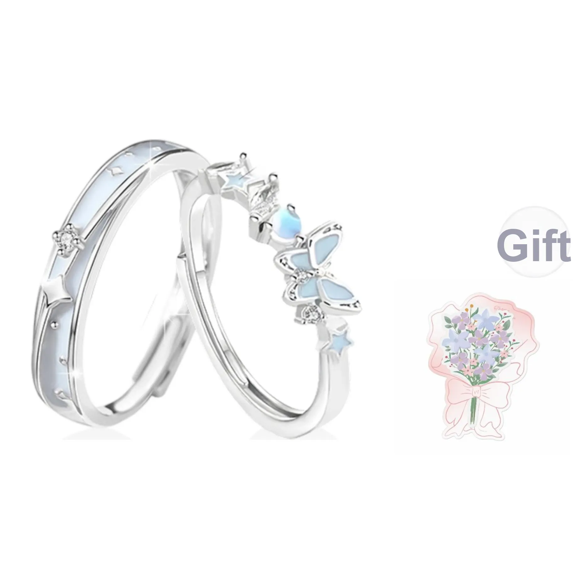 JOYDINNY Сплав Кольца Унисекс