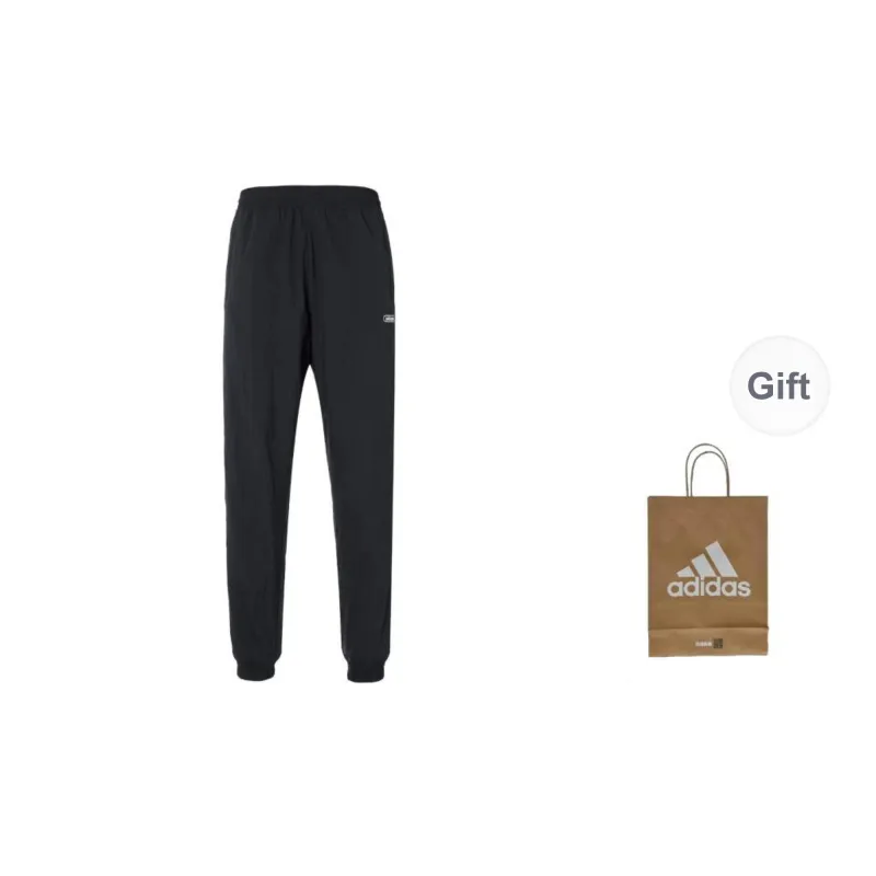 Adidas Knitted Sports Pants Men's Black-1