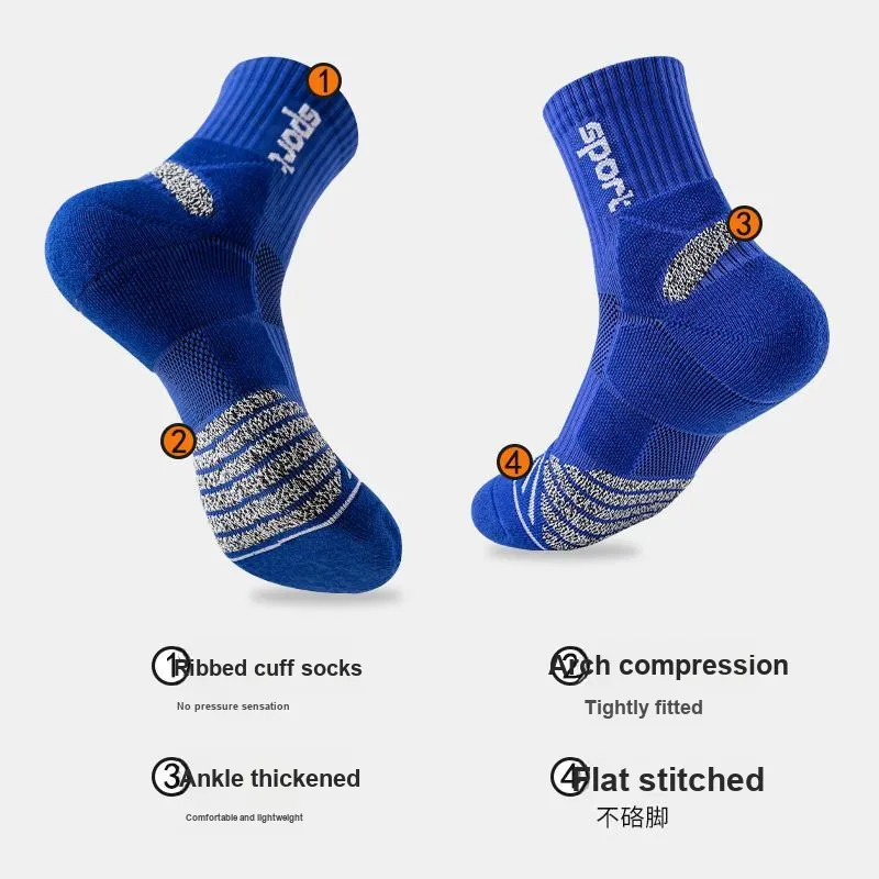 MIIOW Basketball Socks Unisex 3 Pack-8