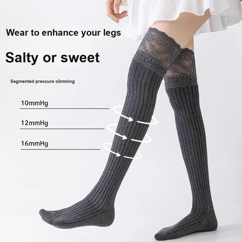 Lan Miao Thigh high Socks Women's Shopping Bag Combo Set-13